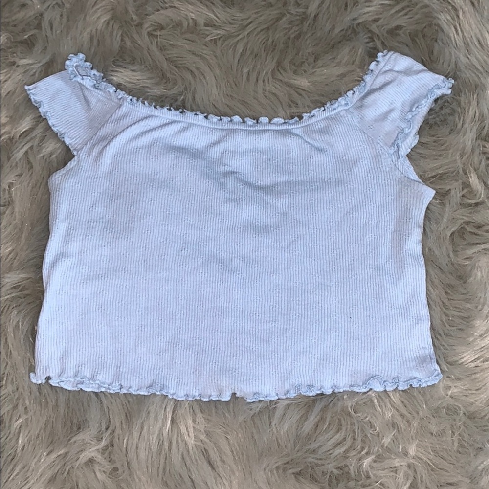 Pacsun light blue blouse